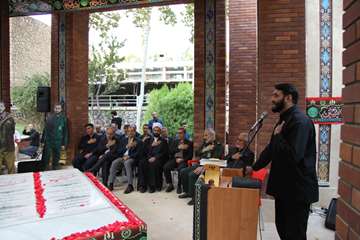 مراسم رونمایی از یادمان شهدای گمنام